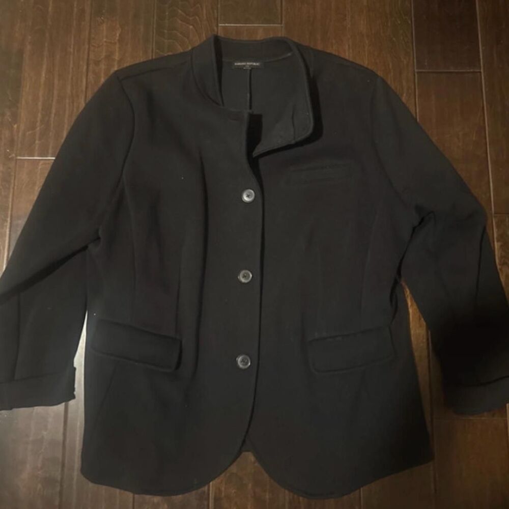 Banana-republic Women's Black Twill blazer size XXL